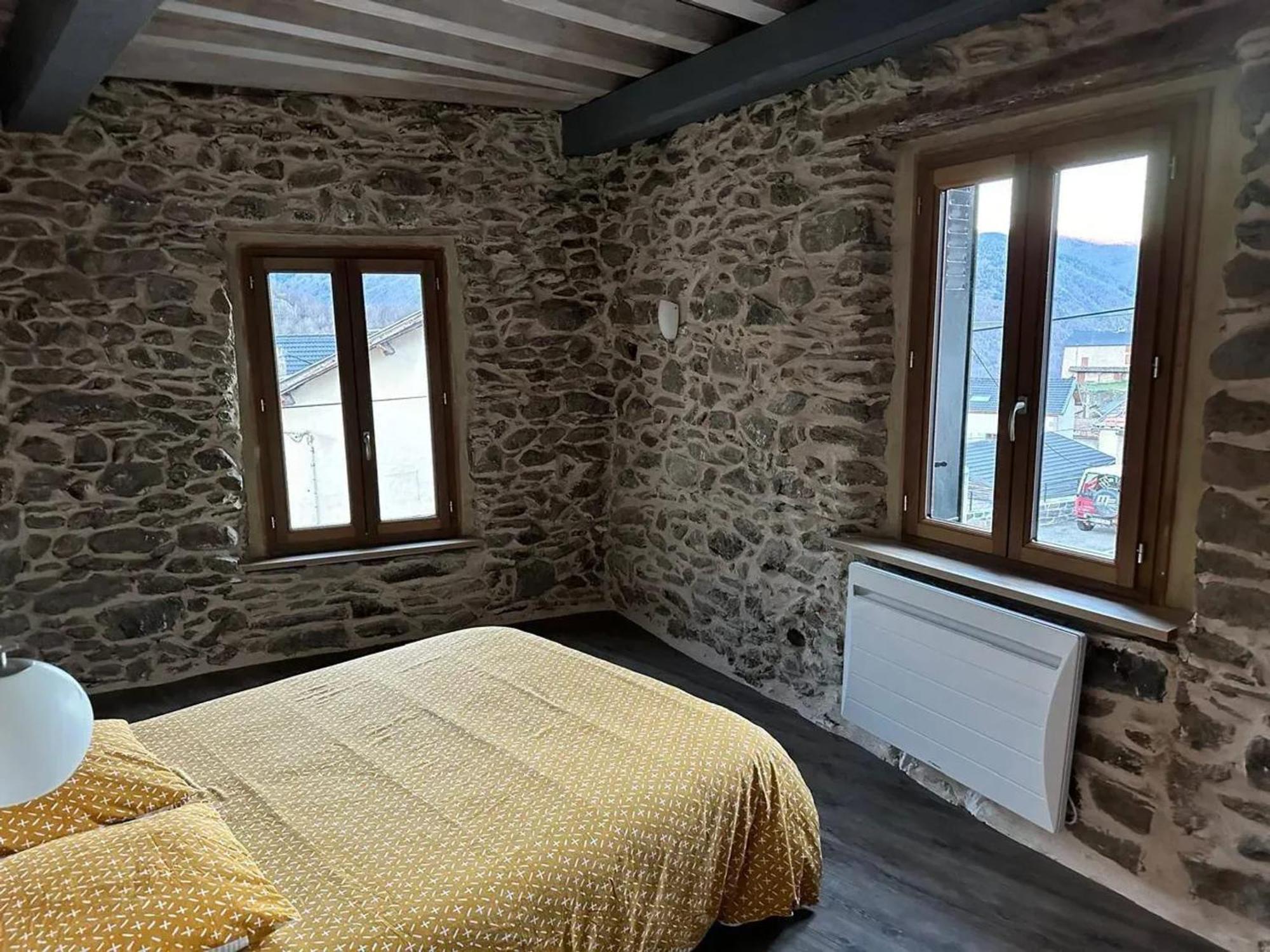 Chalet Confortable A Ascou Avec Vue Sur La Montagne מראה חיצוני תמונה